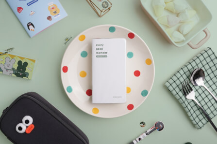 สมุดโน๊ต Ropamoda mini PVC Monthy planner สีเขียว_3